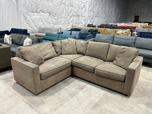 Room & Board 3-Pc Ultrasuede Orson Sectional