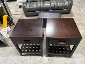 Ligna Furniture Wooden Nightstands (Set of 2)