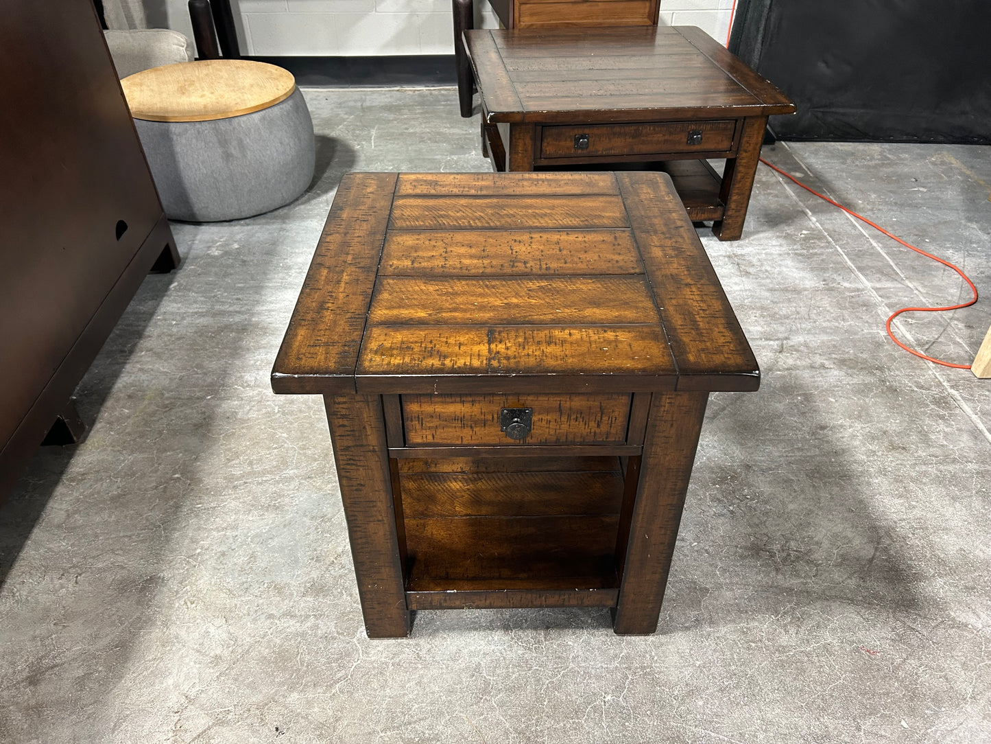 Pottery Barn Benchwright Coffee Table/End Table Set