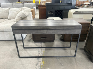Contemporary Gray Entryway Console Table