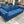90'' Blue MCM Sofa