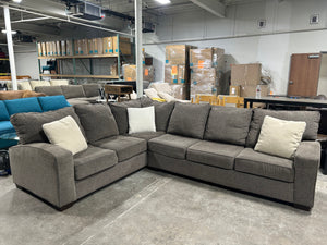 Modern Gray L-Shaped Sectional