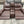 Brown Leather Recliner-Glider Sofa