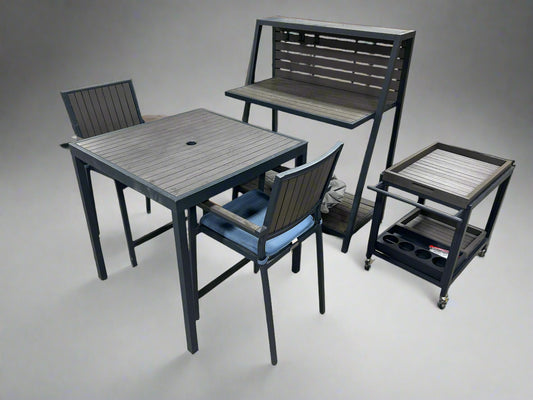 Crate & Barrel 5-Pc Outdoor Patio Set