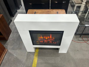 Electric LED Fireplace w/Heater