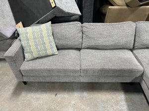 Living Spaces Gray Aries II Chaise Sectional