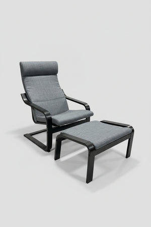 IKEA Patio Chair w/Ottoman