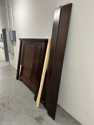 Ashley Brown Wooden Queen Bed Frame