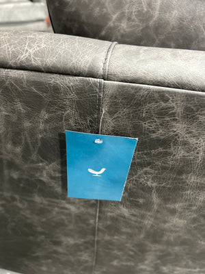 BRAND-NEW Joybird Milo Leather Sofa (Cheyenne Gray Hoss)