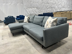 Room & Board Jasper Chaise Sectional (Tepic Haze)