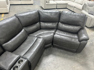Gilman Creek Wylder 5-Pc Leather Power Reclining Sectional