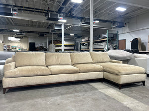 Beige MCM Chaise Sectional