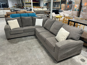 Modern Gray L-Shaped Sectional