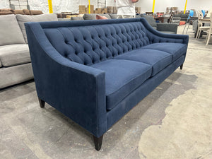 Arhaus Tufted 92” Rylan Sofa (Navy)