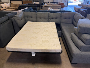 Gray Sleeper Sectional