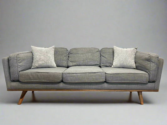 Article Light Gray MCM 90” Timber Sofa