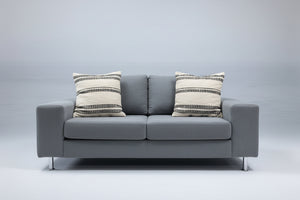 BoConcept Indivi 2-Seat Danish Sofa (Stone Gray)