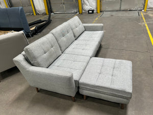 Burrow MCM Sofa w/Ottoman