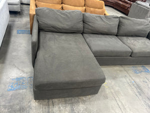 American Signature 2-Pc Gray Jasper Chaise Sectional