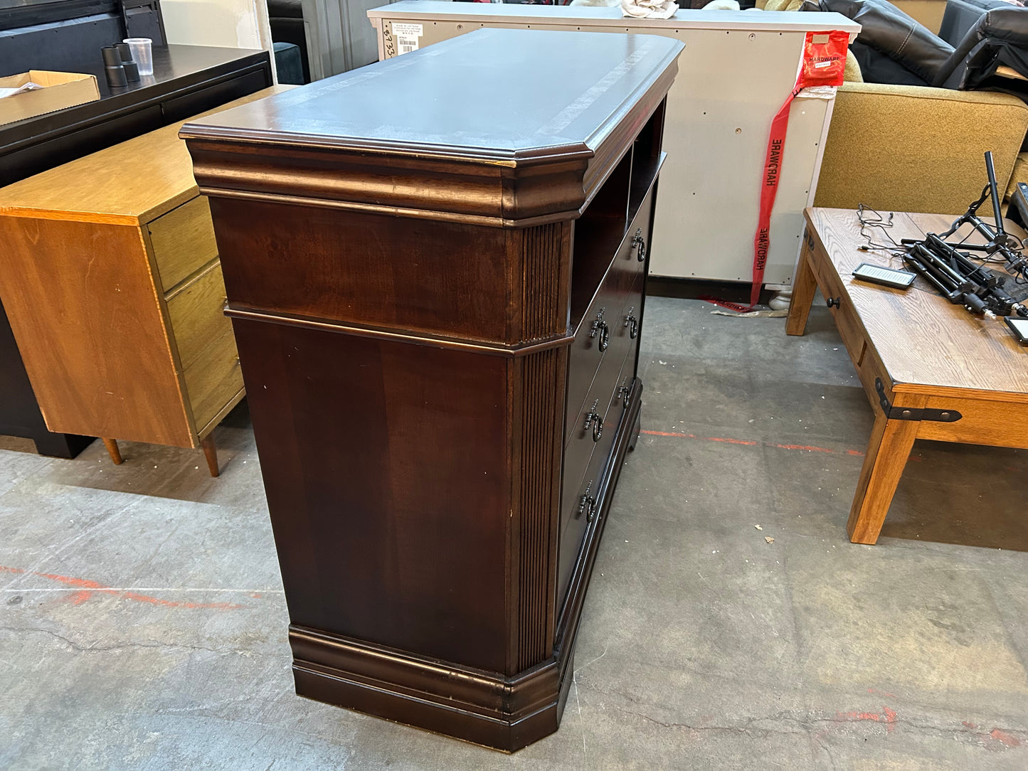 Classic Brown Wooden Dresser