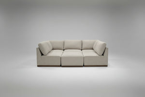 *New* Henredon Murphy Fabric 6-Piece Sectional w/Ottoman (Beige)