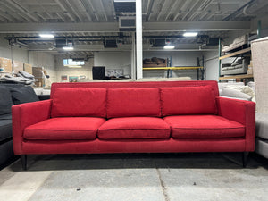Room & Board 86” Red MCM Sofa
