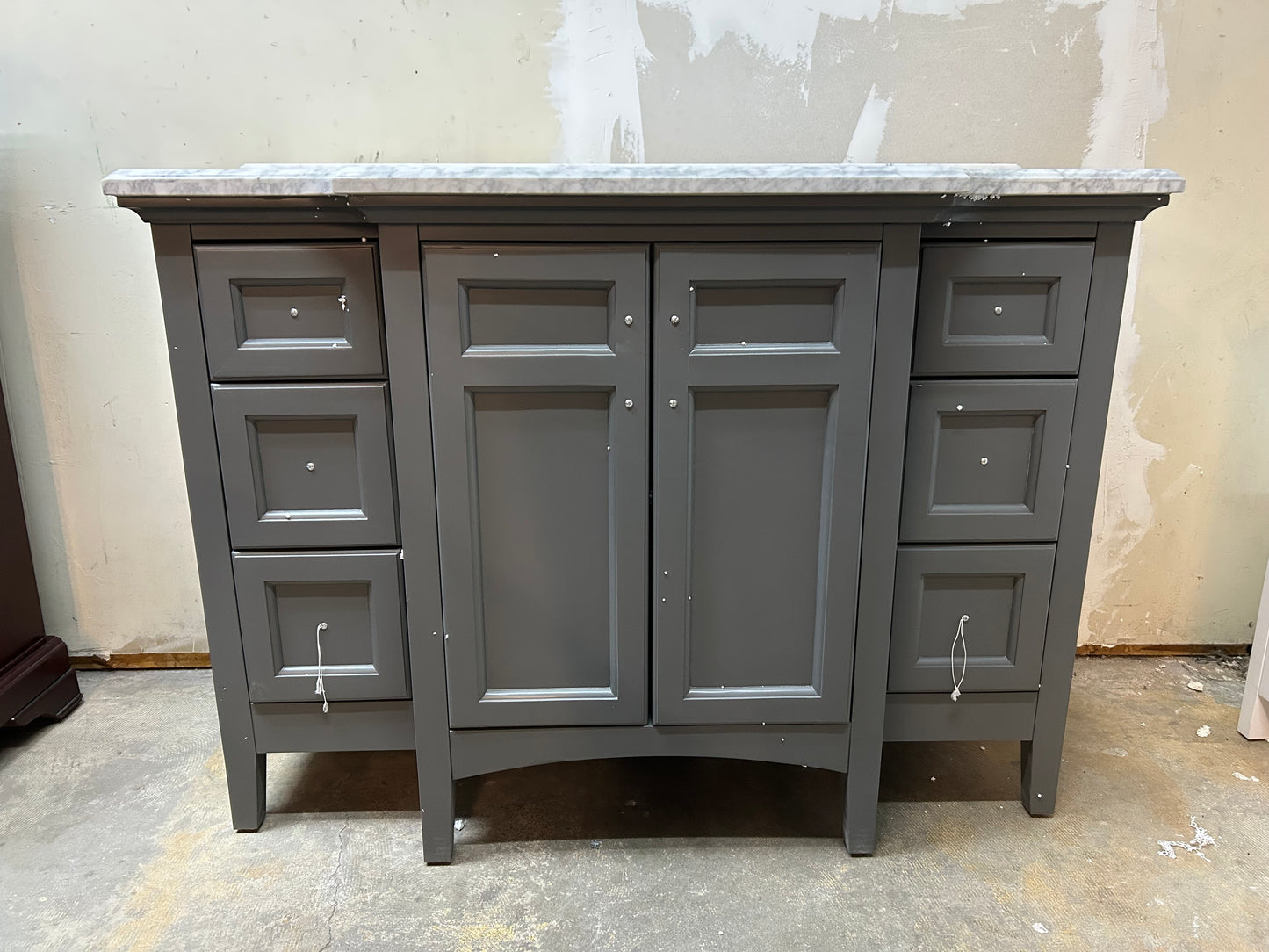 Luz 48” Gray Bathroom Vanity