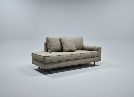 Ashley Taupe MCM Chaise Lounge