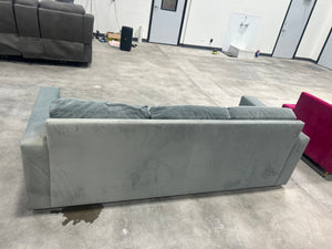 Room & Board Blue Velvet Taft Sofa (by American Leather)