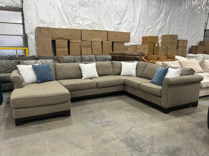 Jonathan Louis Taupe U-Shaped Sectional