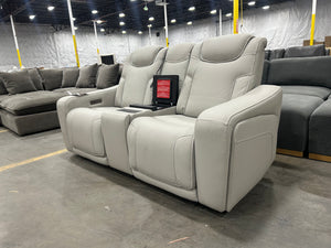 Gilman Creek Alton Leather Power Sofa w/Cooling Unit