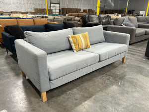 IKEA 86” Light Gray Karlstad Sofa