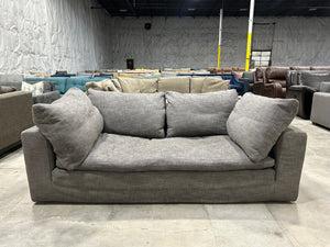 Restoration Hardware Cloud 84” Bench-Cushion Sofa (Charcoal)