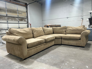 Pottery Barn 3-Pc Pearce Roll Arm Sectional