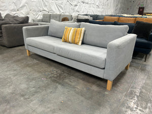 IKEA 86” Light Gray Karlstad Sofa