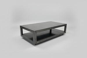 Restoration Hardware LaSalle Metal-Wrapped Coffee Table