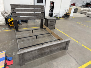 Queen Ashley Bed Frame and Nightstand