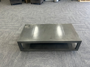 Restoration Hardware LaSalle Metal-Wrapped Coffee Table
