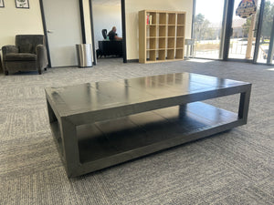 Restoration Hardware LaSalle Metal-Wrapped Coffee Table