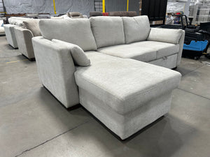 Coddle Luke Trundle Sleeper Sofa w/Reversible Chaise (Beige)
