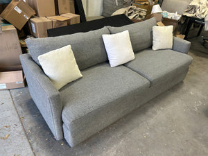 Crate & Barrel Light Gray Lounge Collection Sofa