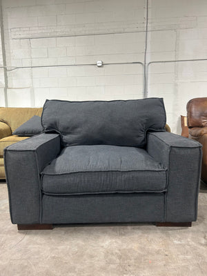 Dark Gray Oversize Arm Chair