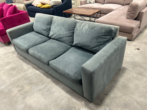 Room & Board Blue Velvet Taft Sofa (by American Leather)