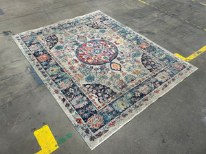 At Home 5”x7” Multicolor Luna Collection Rug