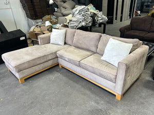 Jonathan Louis 2-Pc Beige Chaise Sectional