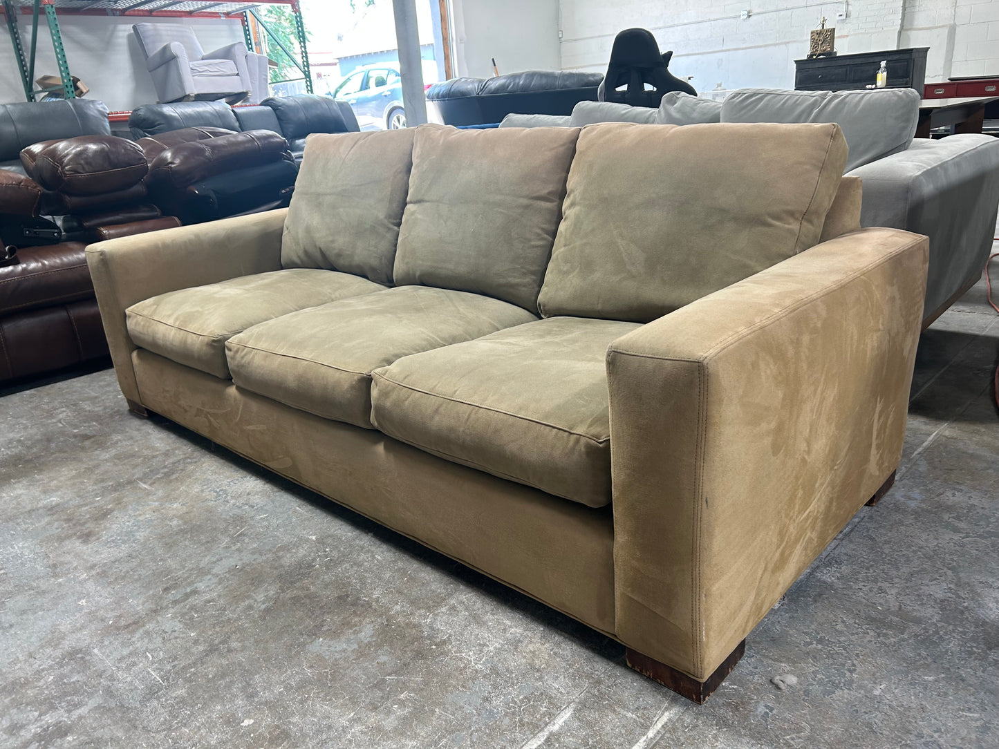 Room & Board Beige 88” Metro Sofa