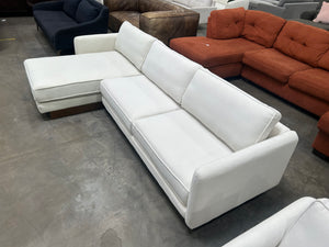 *Brand-New* Moe’s Home Vernon White Left Sectional