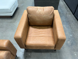 Ashley Tan Microsuede 3-Pc Sofa/Loveseat/Chair Set