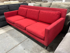 Room & Board 86” Red MCM Sofa