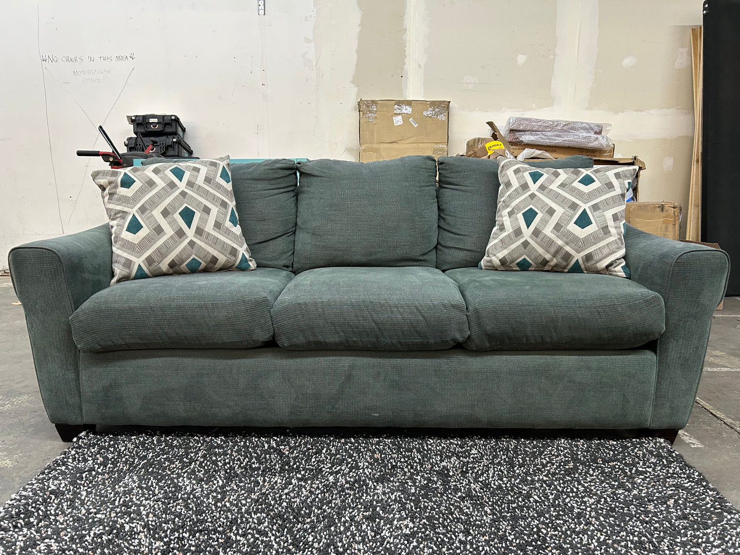 Emerald Green La-Z-Boy Couch